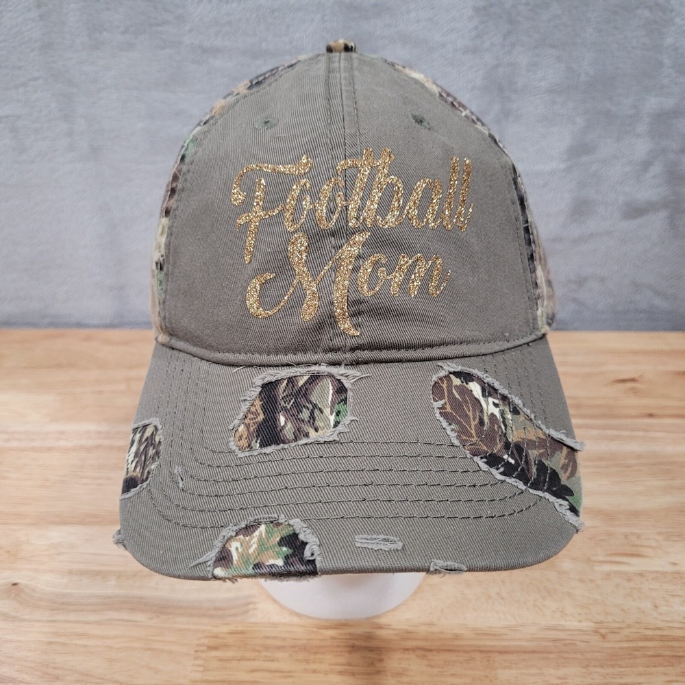 Football‎ Mom Baseball Cap OSFA Adjustable Hat Embroidered Camouflage Otto